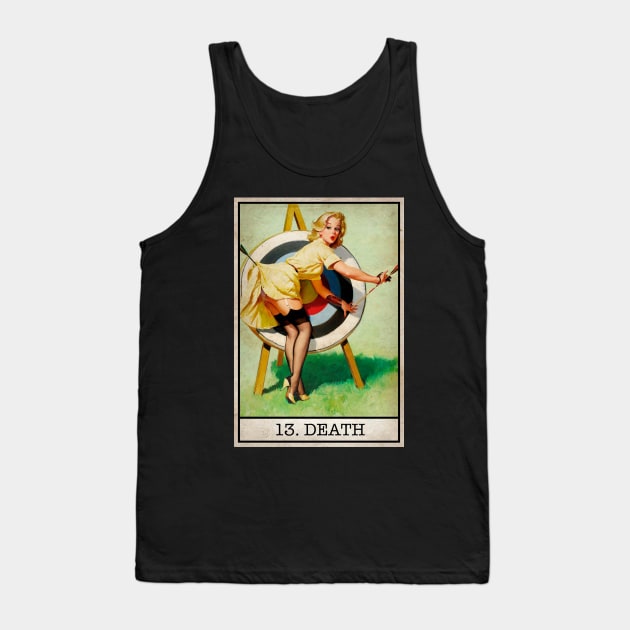 Tarot - Death Tank Top by Gwraggedann